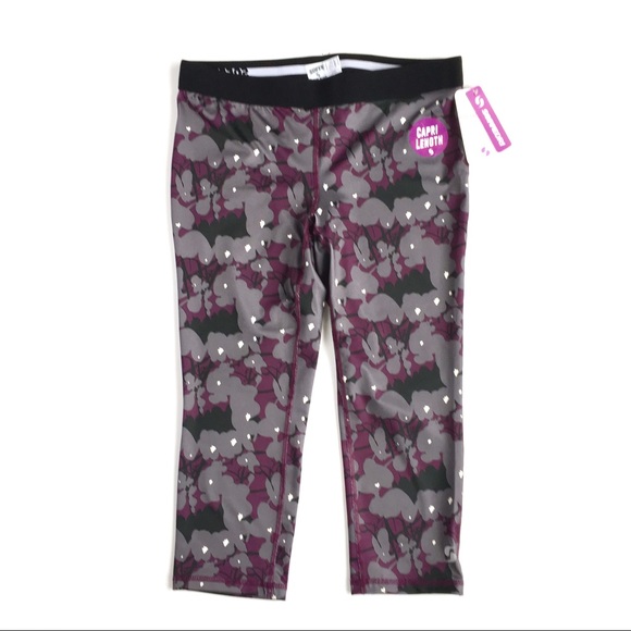 SOFFE Low-Rise Dri Active Capris, Midnight Bloom L - Picture 4 of 8